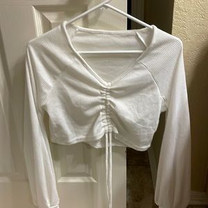 White Shein Long Sleeve top